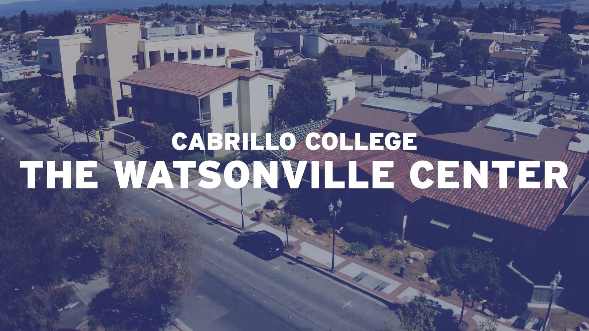 aerial view of campus