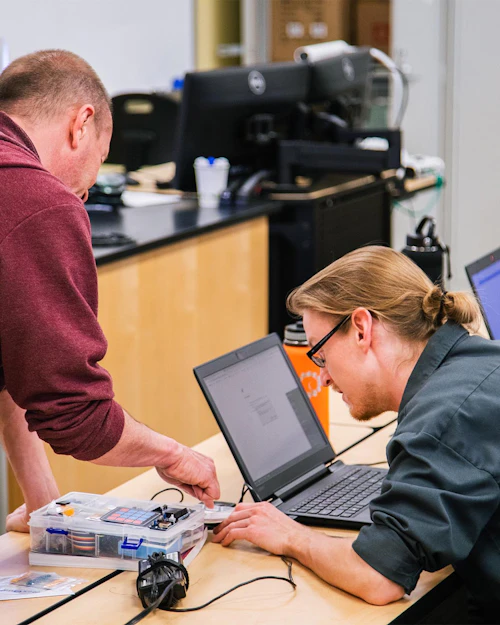 Cabrillo College Engineering Technology Students Computer Design - crop
