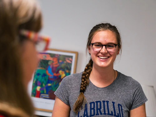 Student and Counselor