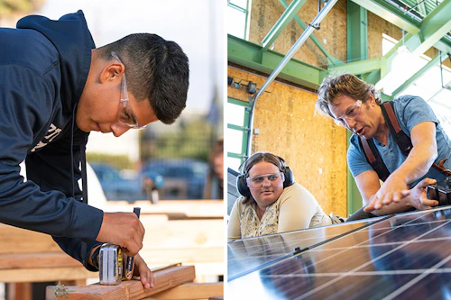 Instructores de CEM trabajando con estudiantes