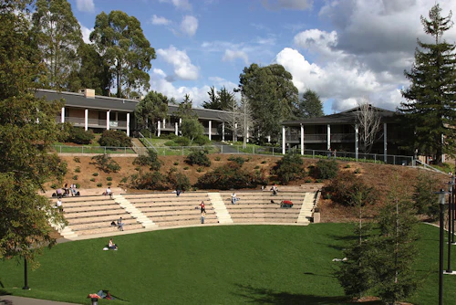 the amphitheater on campus