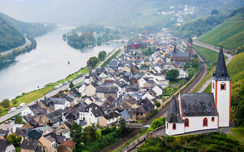 pueblo alemán junto al río