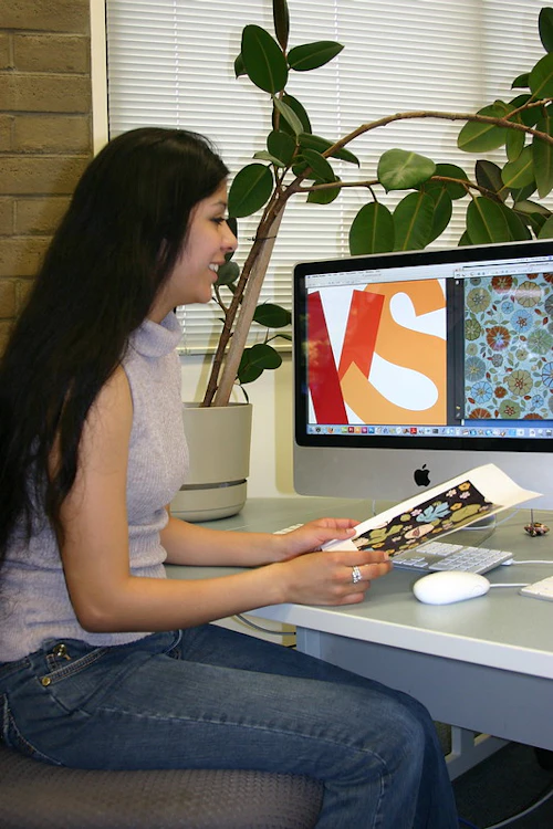 Cabrillo students using a computer