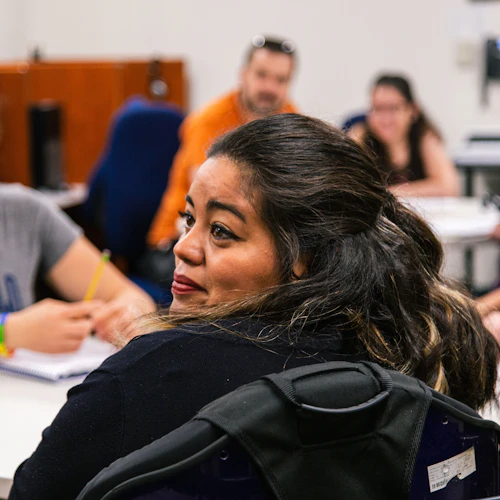 Students in classroom