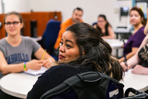 Students in classroom