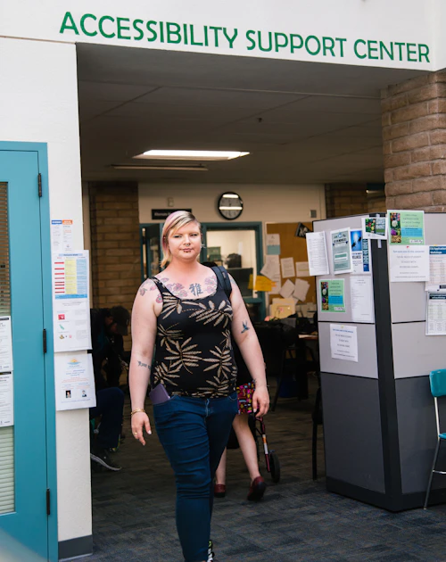 Student Walking from ASC