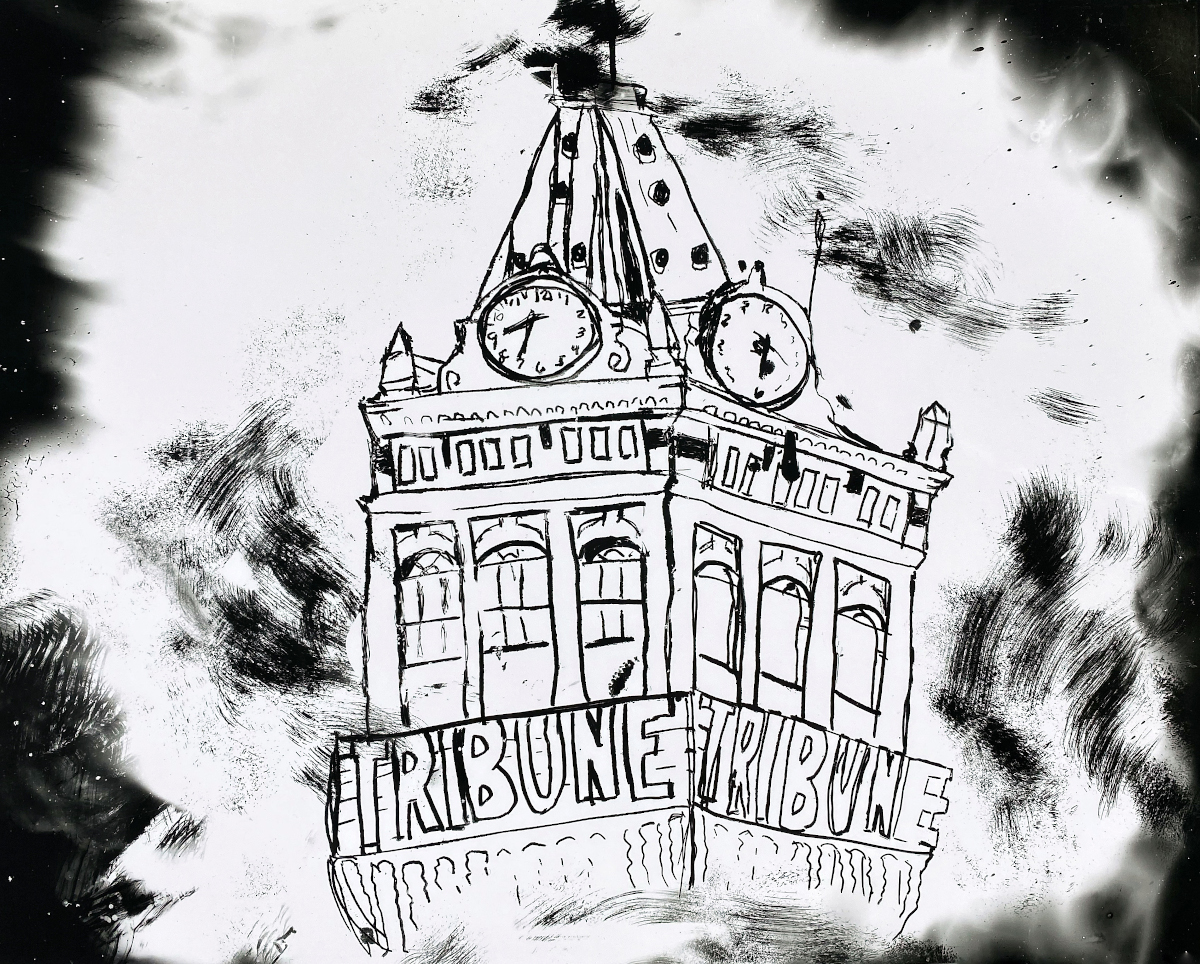 smoked glass cliche verre