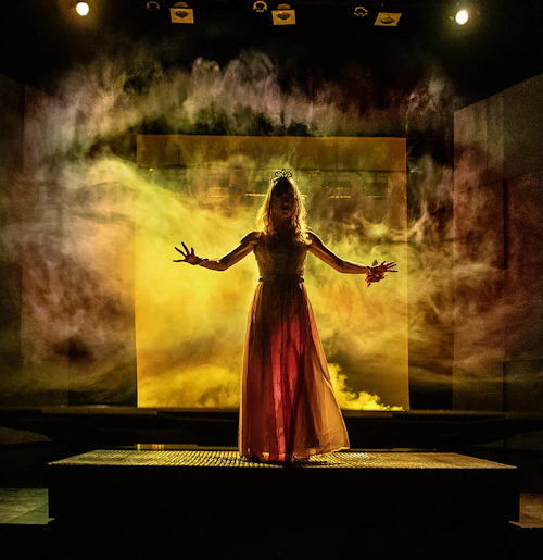 Foto de producción de Carrie el Musical