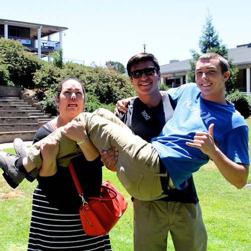 Estudiantes de matemáticas felices