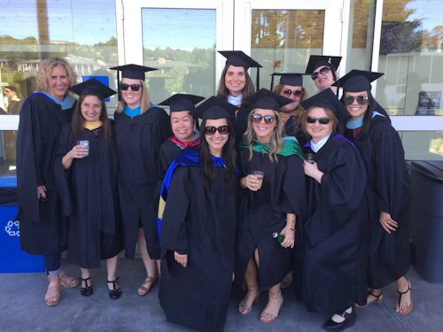 Decorative Image: group of faculty in graduation regalia