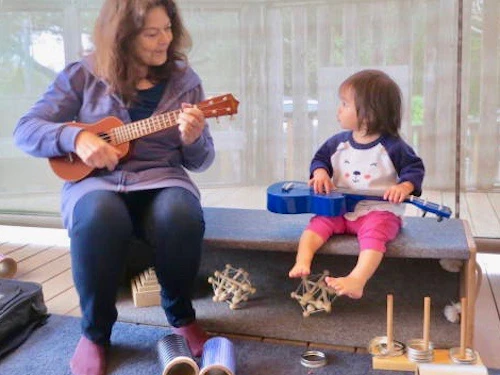 toddler and an ece student