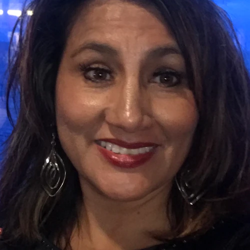 self portrait of Mirella Brokaw