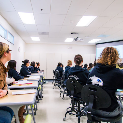 students in classroom