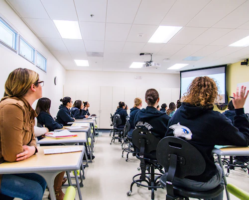 students in classroom