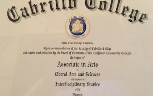 Diploma de Cabrillo