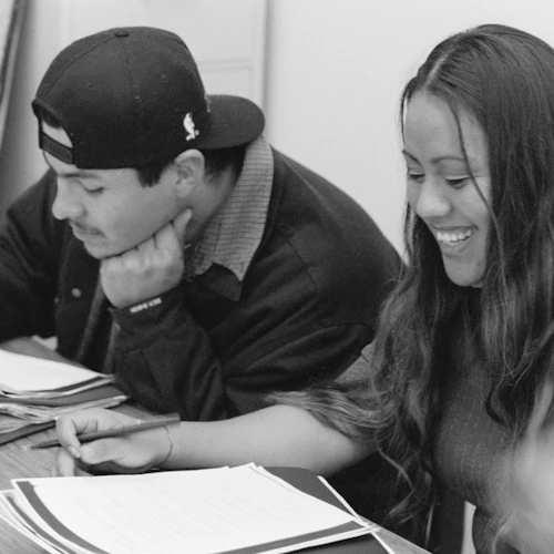 estudiantes estudiando