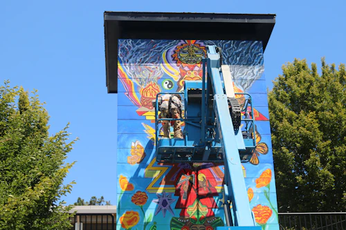 Boom Lift mitad superior mural