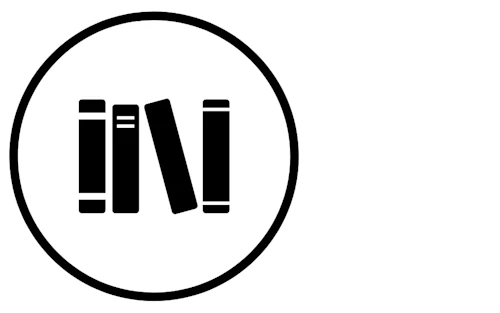 Icono: Libros impresos en una estantería