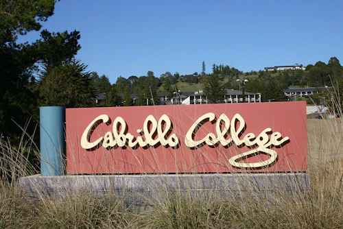 Cabrillo College sign