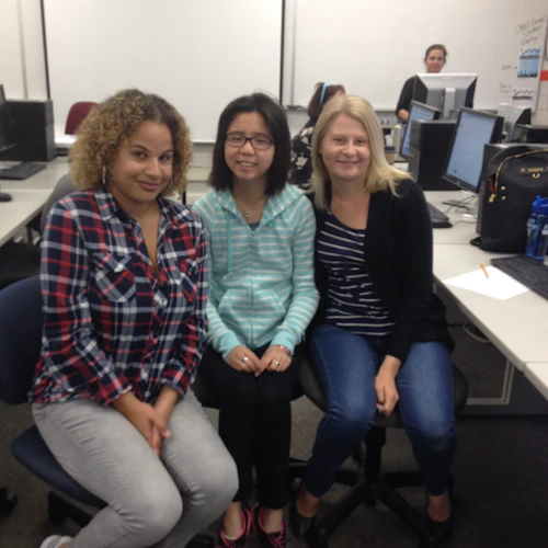 students in a CABT lab