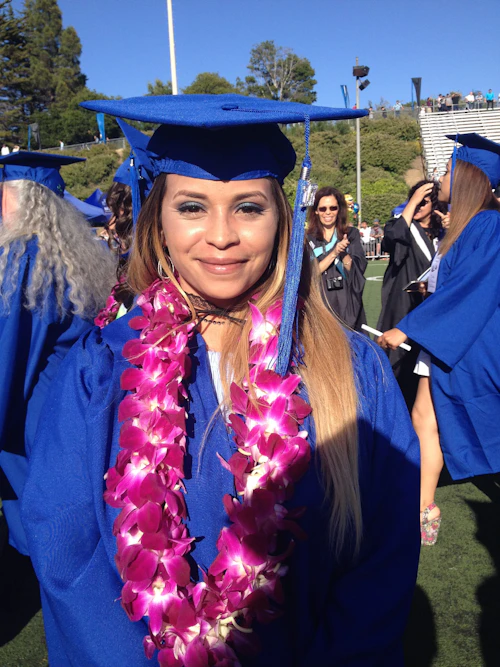 CABT student at graduation