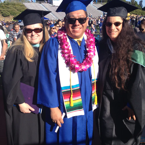 Estudiantes de CABT en la graduación