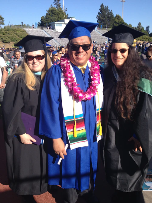 Estudiantes de CABT en la graduación