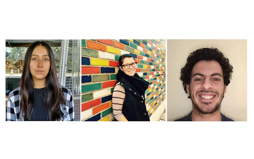 Fotos de los tres Embajadores del CAP para 2021-2022