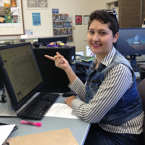 Estudiante de CABT trabajando en el CTC