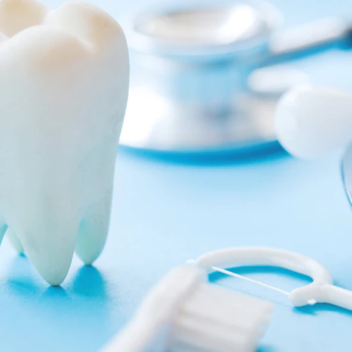 fondo de higiene dental