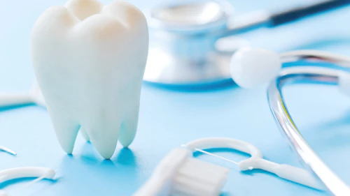 fondo de higiene dental