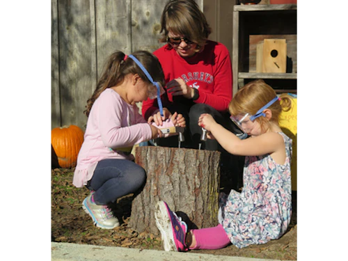 PS student with toddlers