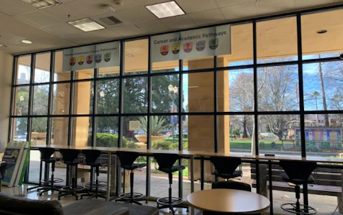 lounge area for students in bldg A