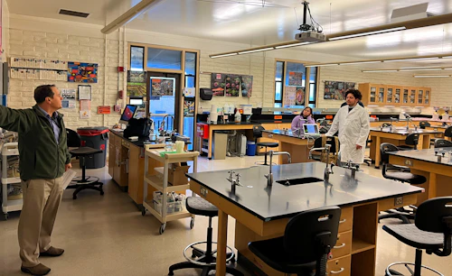 instructors in the classroom