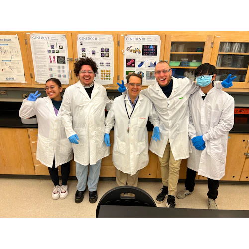 Biotech students