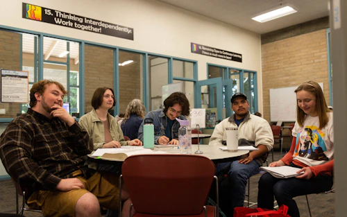 Students Working Together