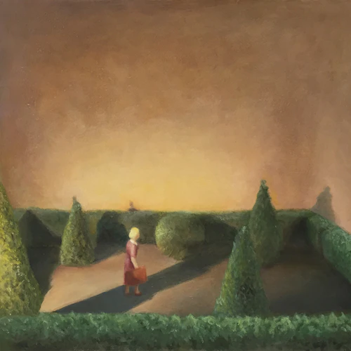 Gina Pearlin, "En los Zarcos", pintura