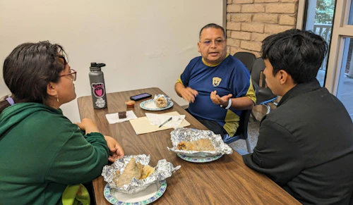 Lobato with his tutors!