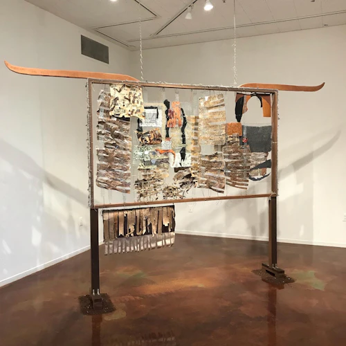 mixed media large sculpture