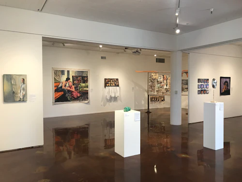 Main Gallery view into the back Gallery