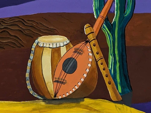 Detail, HSI Cafeteria Mural