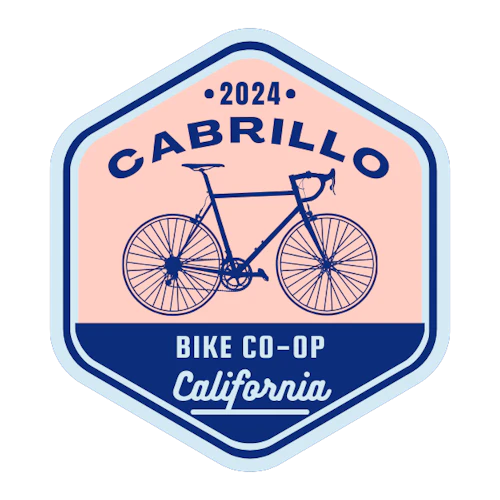 Logo de la Cooperativa de Bicicletas de Cabrillo College