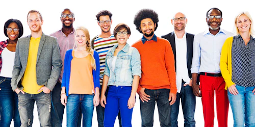 estudiantes diversos