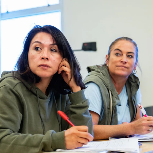 estudiantes en clase