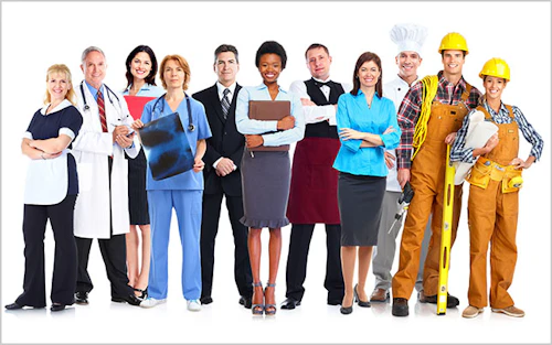 different occupations