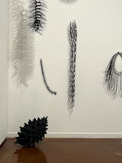 Vista de instalación, detalle, Cheryl Coon