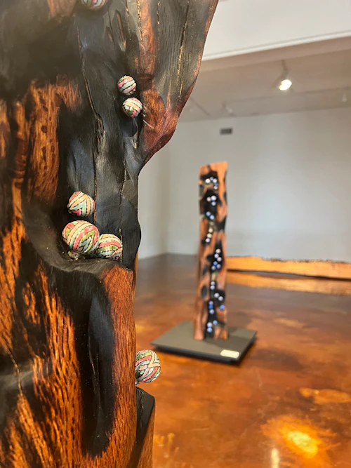 installation view, detail