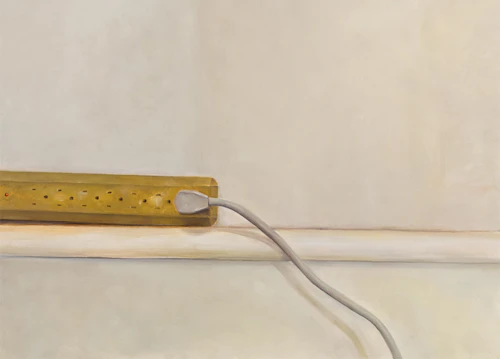 Meiru Haung, "Outlet" oil on canvas