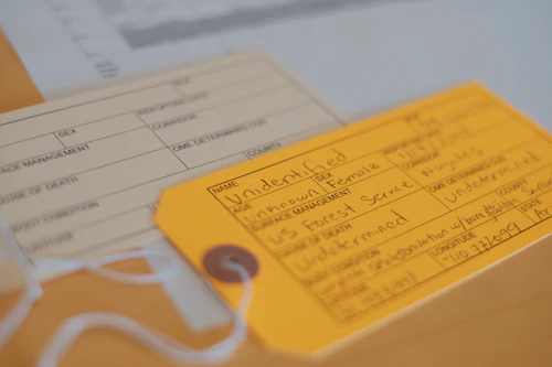 A tag that says "Unidentified."