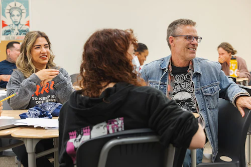 Estudiantes de servicios humanos